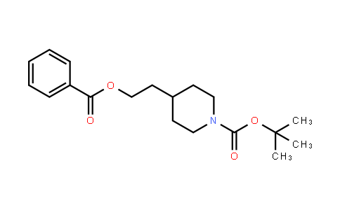 1-Piperidinecarboxylic acid, 4-[2-(benzoyloxy)ethyl]-, 1,1-dimethylethyl ester